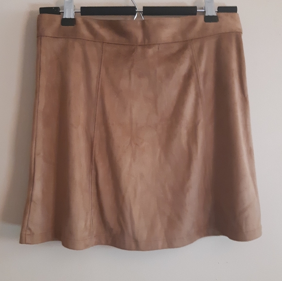 American Eagle outfitters | brown suede feel skirt - Picture 2 of 4